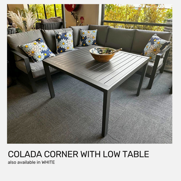Colada 3 piece Corner with Low Dining Table