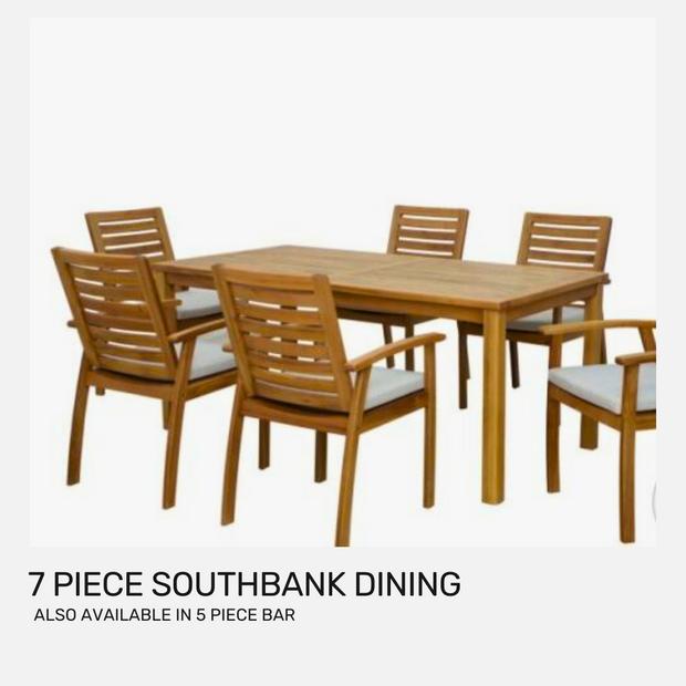 Southbank 7pce Dining Setting