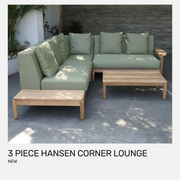 Hansen TeakCorner Setting LAST ONE!