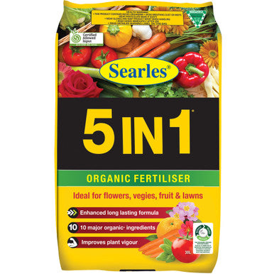 searles premium organic potting mix Searles 5 in 1 30L Dig in Fertilser – The Springs Garden World