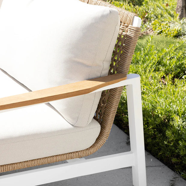 Reyne Rope and Teak Lounge