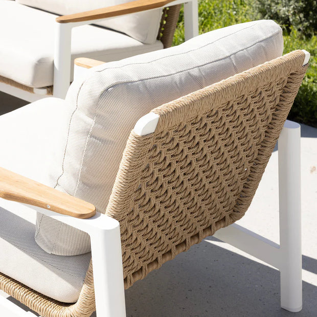 Reyne Rope and Teak Lounge