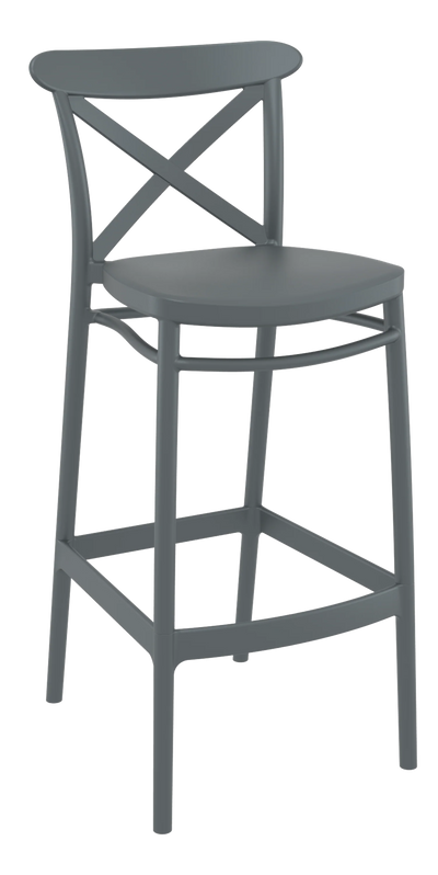 Cross Back 75cm Bar Stool (Bar Height)