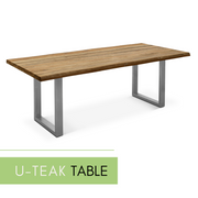 U Live Edge Table