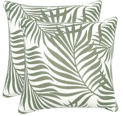 Palm Days Green Cushion