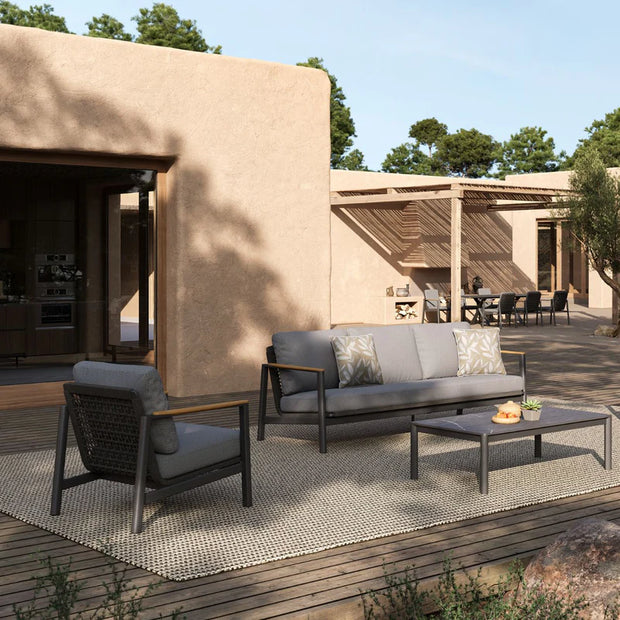 Reyne Rope and Teak Lounge