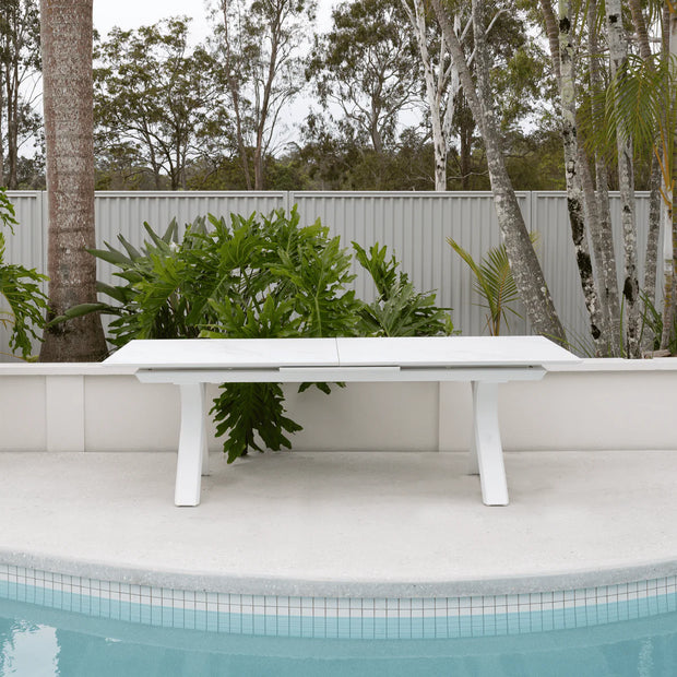 Carson Extension Table White