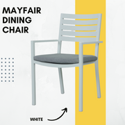 CHAIRS MAYFAIR GUNMETAL/ ALPHA GREY