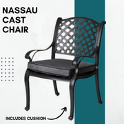 CHAIRS NASSAU ANTIQUE BLK