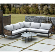 Artemis Wicker Corner Lounge ( no coffee table )