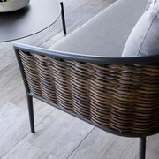 Artemis Wicker Corner Lounge ( no coffee table )