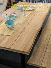 U Live Edge Table