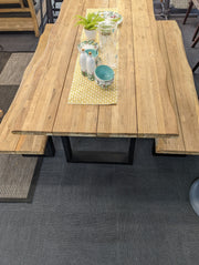 U Live Edge Table