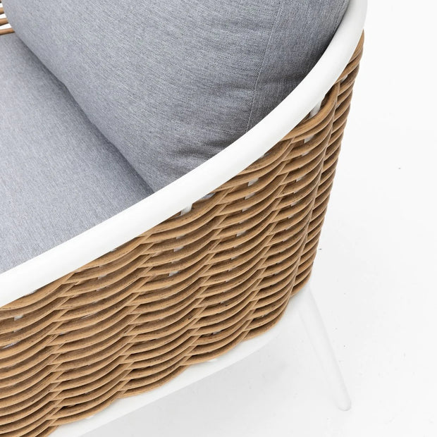 Artemis Wicker Corner Lounge ( no coffee table )