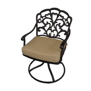 Catalina Swivel Chair Bronze