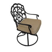 Catalina Swivel Chair Bronze