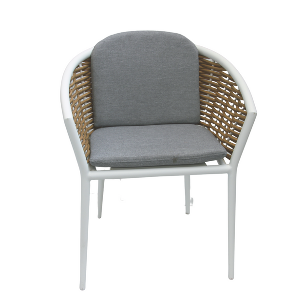 Artemis Dining Chair in White or Charcoal