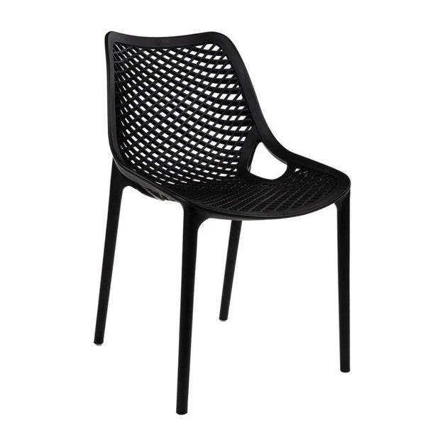 Air Armless Chair Black