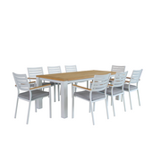 9 piece Clay Dining Setting