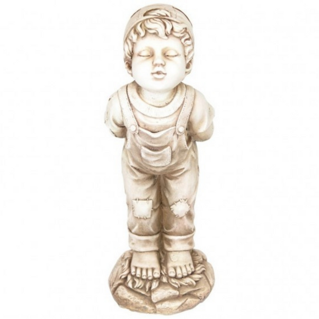 Boy Kissing Garden Statue