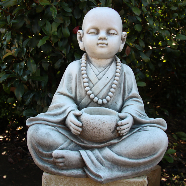 Urn Monk Statue